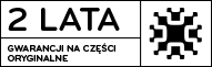 2 lata gwarancji na części oryginalne